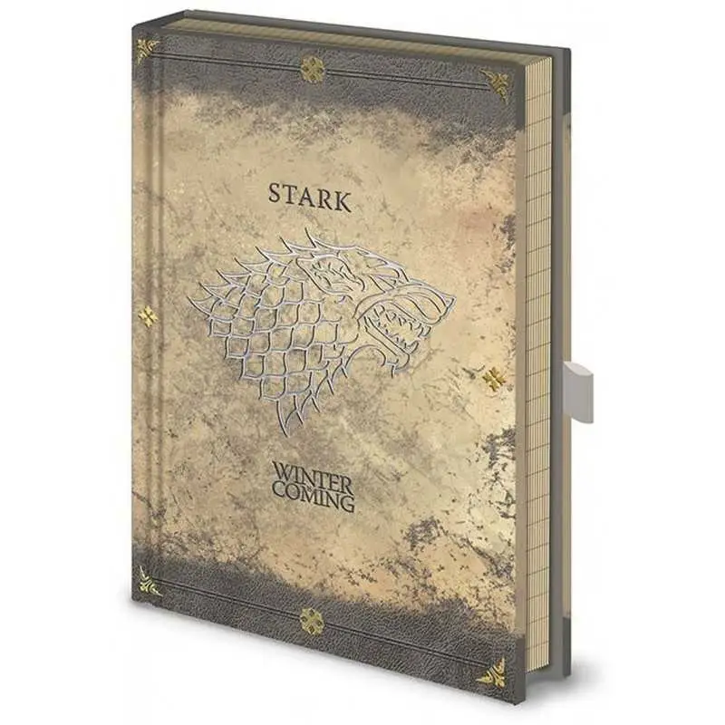 Juego de Tronos – Cuaderno A5 Premium Stark Desgastado Super Prix