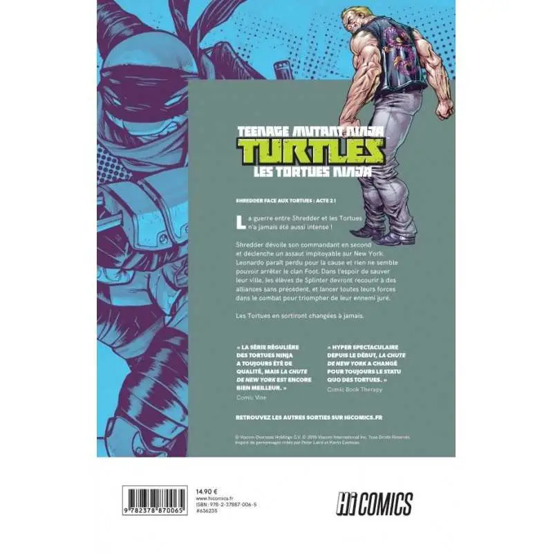 Marque Les Tortues ninja – TMNT, T3 : La Chute de New York, Seconde partie