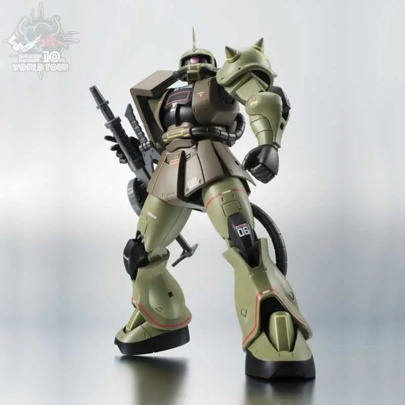 Commander Maintenant Figurine Robot Spirits MS-06 ZAKU 2 SIDE MS Mass Production model ver. A.N.I.M.E.- Tamashii Nations 10th World Tour Exclu