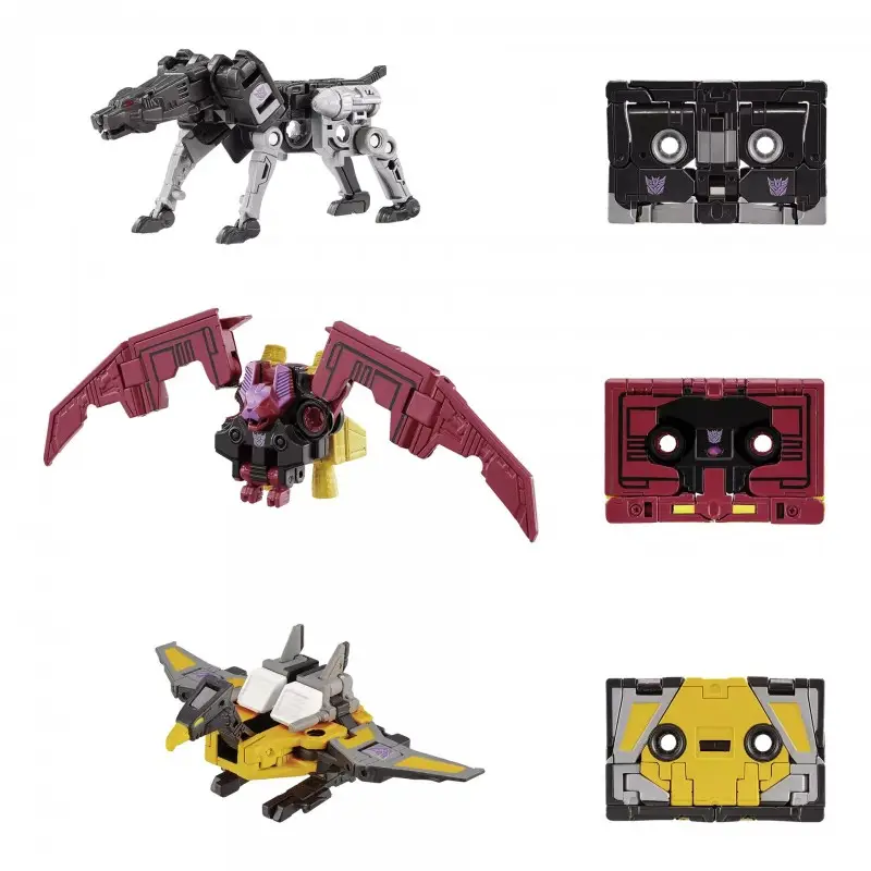 Figurines Jaguar, Buzzsaw & Ratbat - Transformers Takara Tomy Paiement Sécurisé