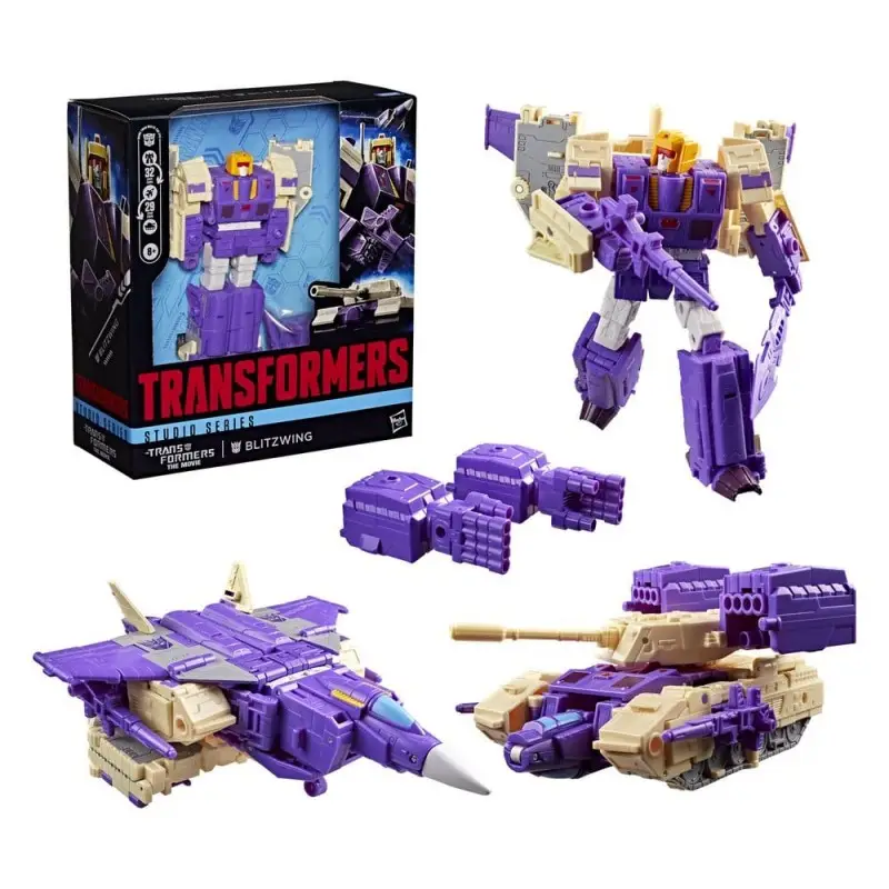 Nouvelle Collection Figurine Blitzwing - Transformers Studio Series Clase Líder - Transformers: La Película