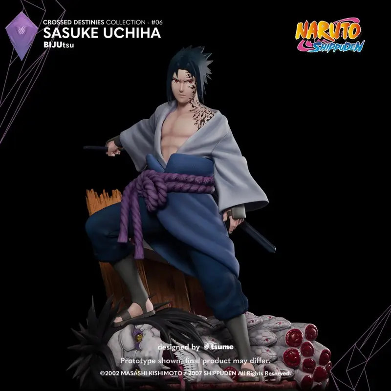 Jusqu&rsquo;à Épuisement Des Stocks Estatua de Sasuke Uchiha 1/4 BIJUtsu de Tsume – Naruto Shippuden