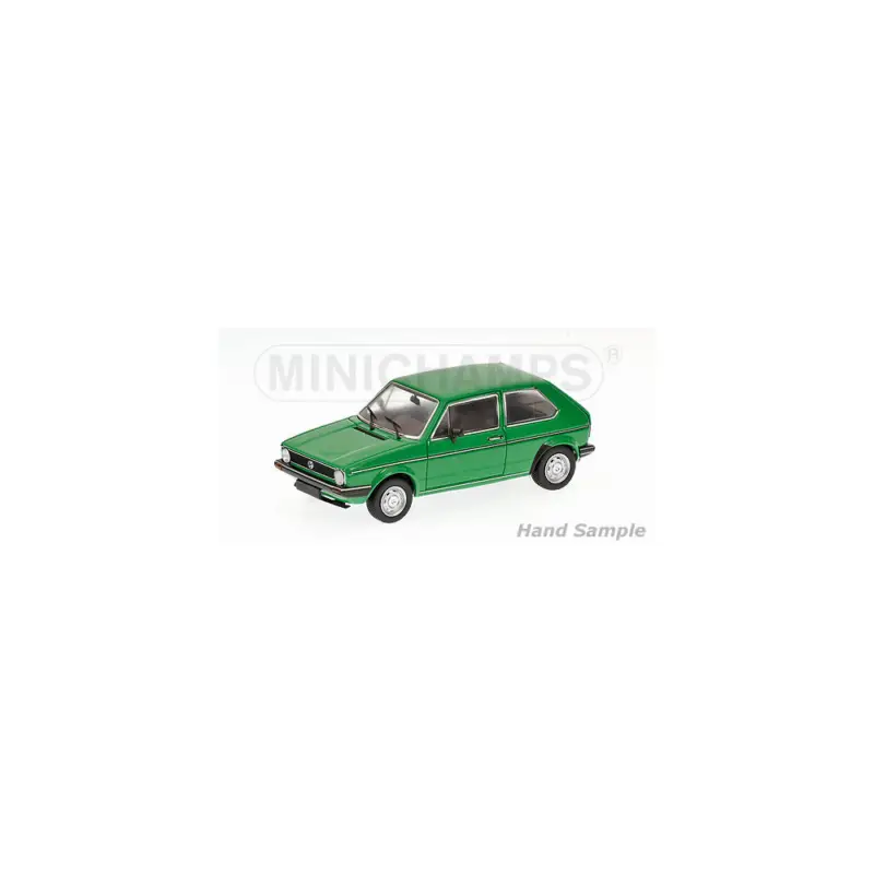 VOLKSWAGEN GOLF 1980 VERTE 1/43 MINICHAMPS Produit De Marque