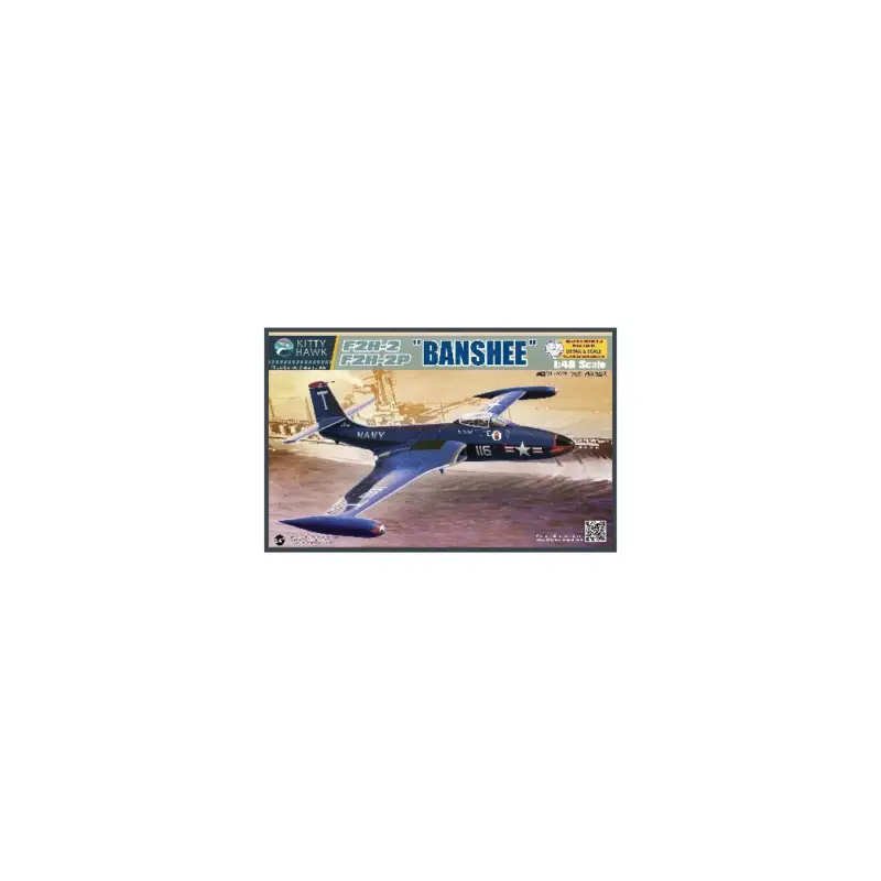 Meilleure Vente McDonnell F2H – 2 / F2H 2P « BANSHEE » US Navy maquette 1/48 KITTY HAWK