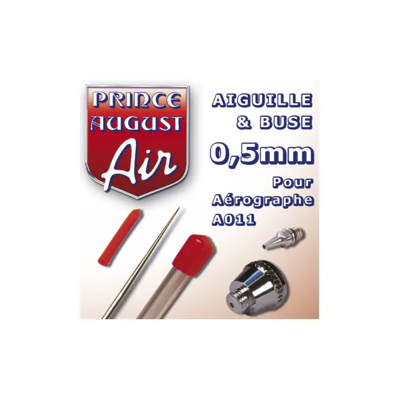 Vente Directe AIGUILLE ET BUSE 0,5 mm pour Aérographe A011 PRINCE AUGUST
