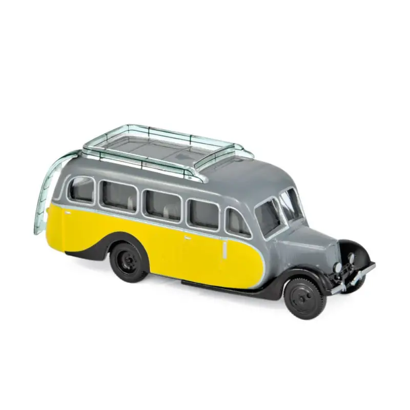 AUTOCAR BUSU23 1947 JAUNE ET GRIS 1/87 NOREV Achat Immédiat