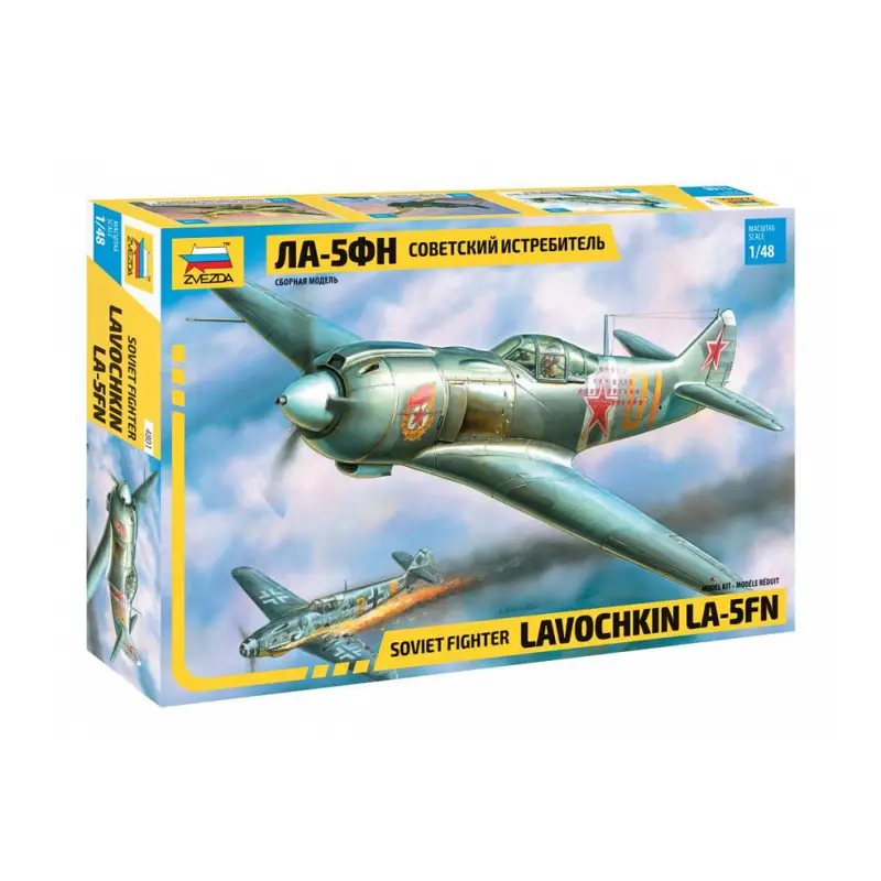 Commander Maintenant Chasseur Soviétique LAVOCHKIN LA-5FN 1/48 ZVEZDA