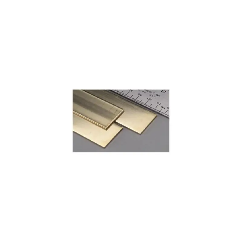 Plaques bandes laiton 6.0×0.6X305mm 4 pièces ALBION Livraison Express