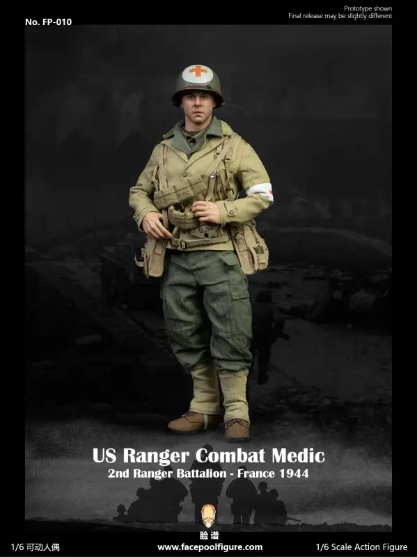 2nd Ranger Battalion France 1944 – US Ranger Combat Medic Réduction