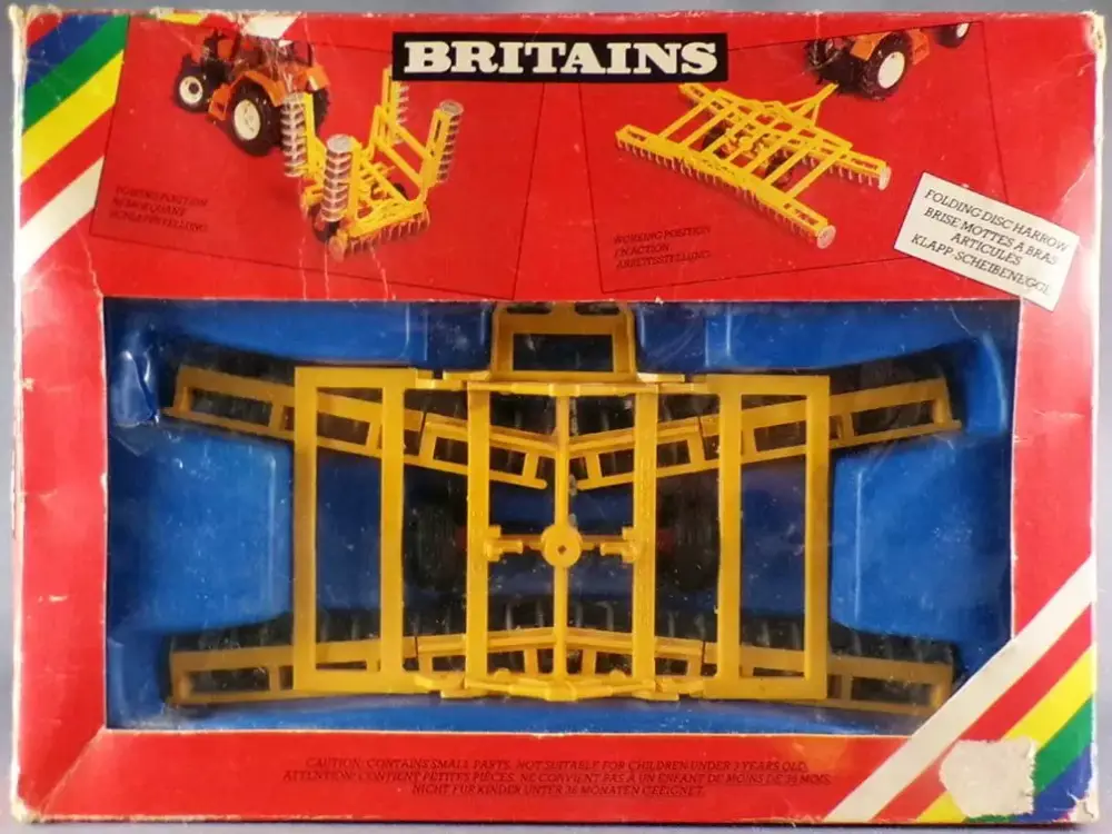 Britains - Agricole - Matériel Brise Mottes à Bras Articulé en boite (réf 9552) Bon Marché