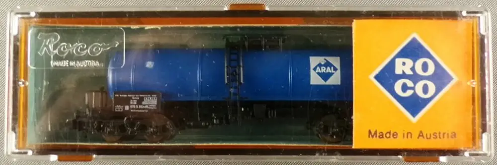 Top Vente Roco 2364B Ech N Db Wagon Citerne à Bogies Aral Bleu Neuf Boite