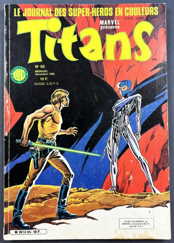 Seulement Aujourd'hui Titans n°95 - Collection Super Héros LUG - Décembre 1986 - La Guerre des Etoiles