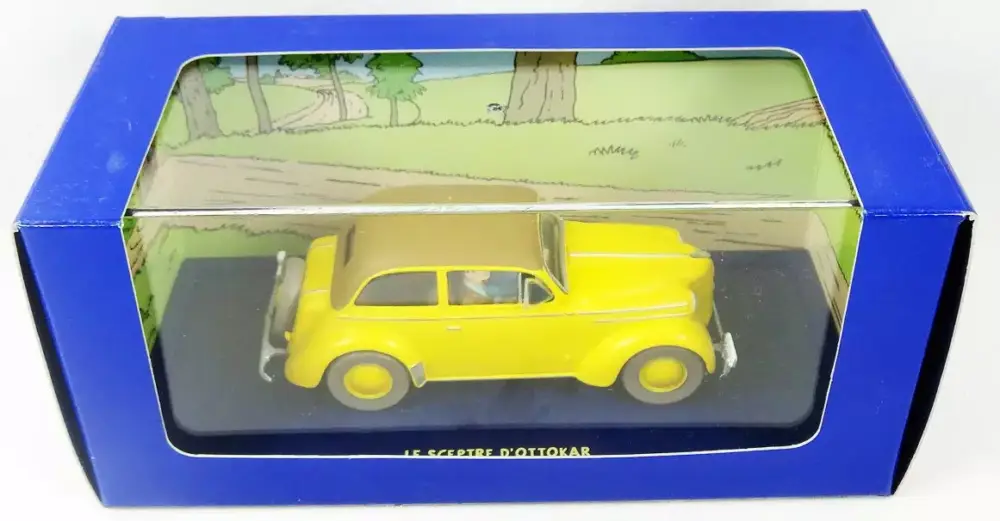 Tintin - Editions Atlas - N° 19 L'Opel Olympia Le sceptre d'Ottokar neuve en boite Bon Marché