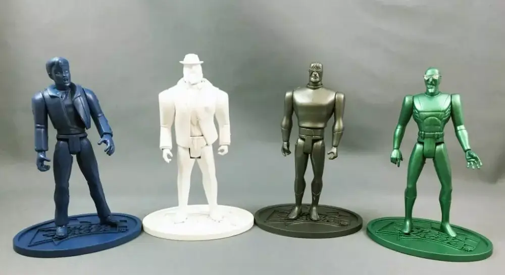 Meilleur Prix Speed Racer - ReSaurus Action Figures (Test Shot / No Prototype) - Speed Racer, Inspector Detector, Racer X, The Assassin