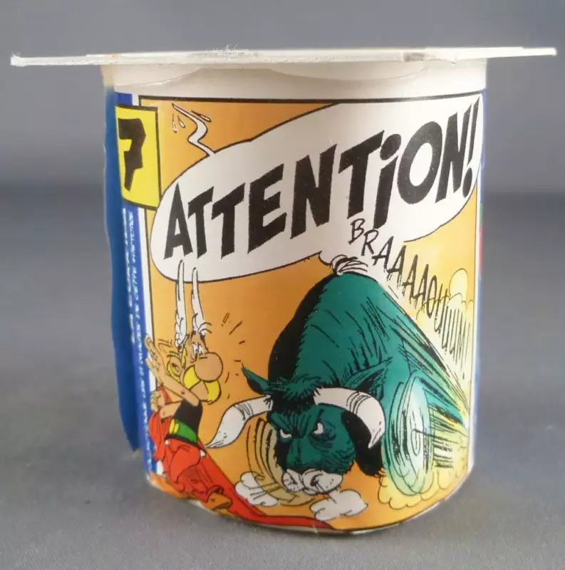 Asterix - Pot de Yoghourt Danone Kid Lait Entier - La Corrida N°5 Acheter Direct