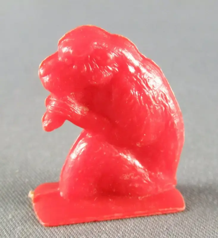 Figurine Publicitaire Café de Paris - Animaux Sauvages & Domestiques - Singe (rouge) Dernière Chance