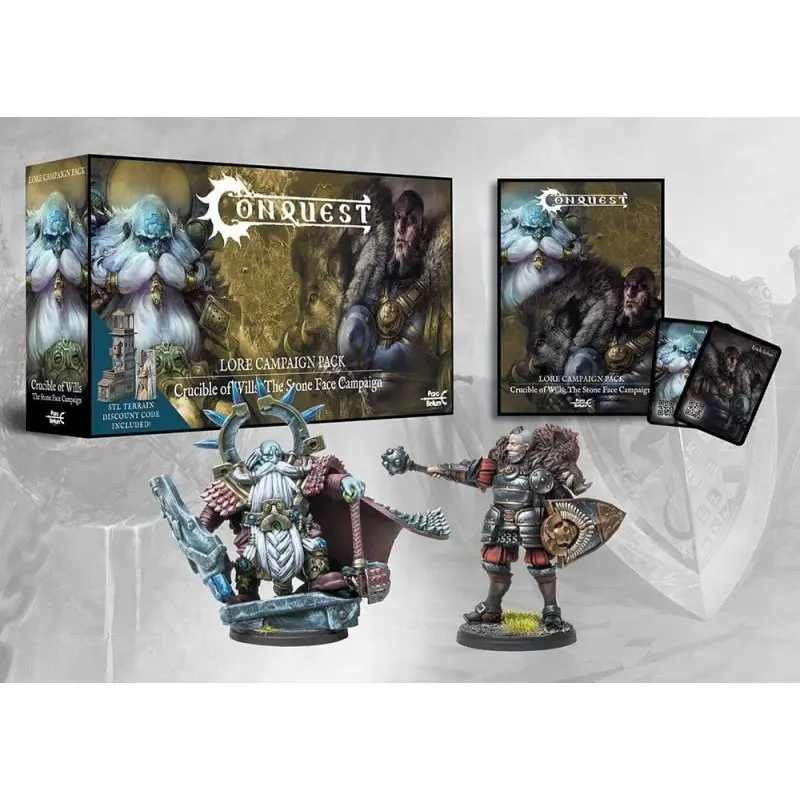 Conquest - Lore Campaign Pack - Crucible of Wills - The Stone Face Campaig Marque