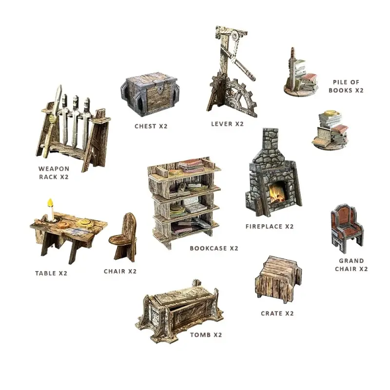 Maladum – Dungeon Furniture Satisfait Ou Remboursé