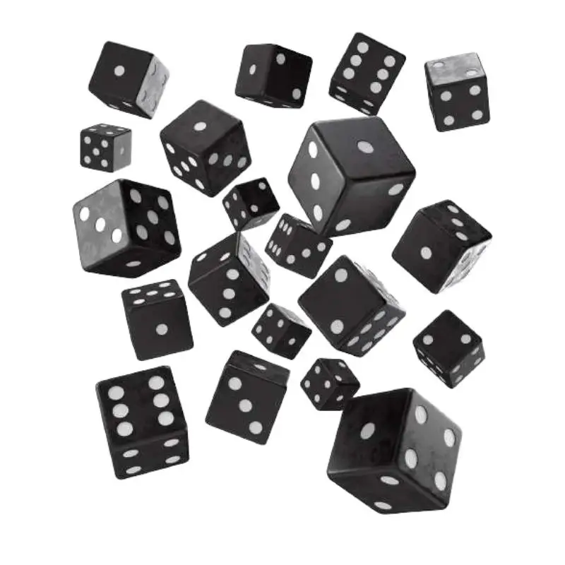 Pack de D6 - Noir & Blanc Meilleure Vente