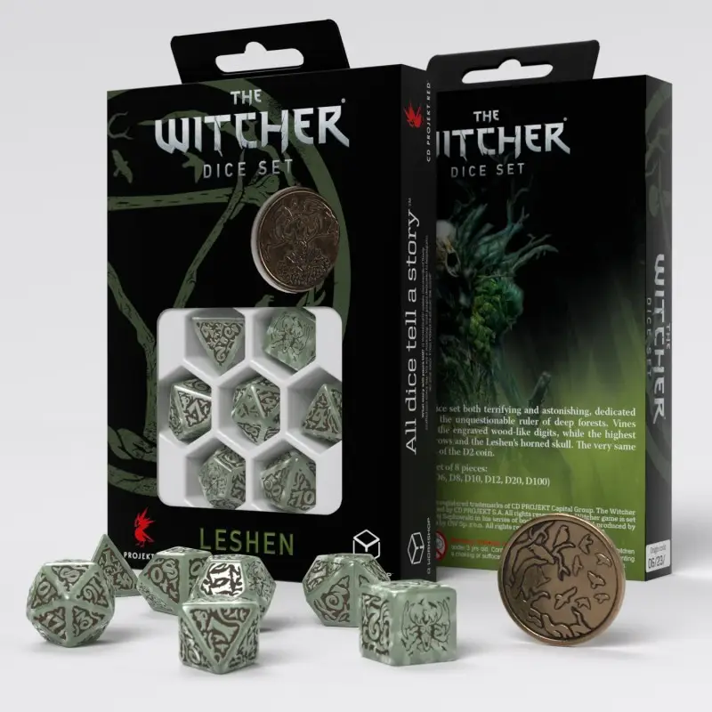 Set de dés The Witcher - Leshen, Le Bâtisseur de Totems Prix Promo