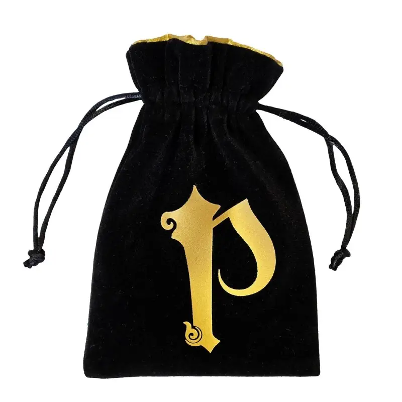 Meilleure Vente Sac à dés Pathfinder - Velours et or