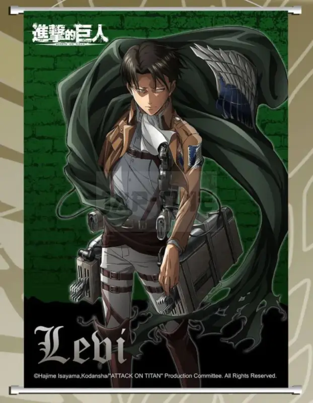 Poster 60X85 L&rsquo;attaque des titans Livai Ackerman Dernière Chance