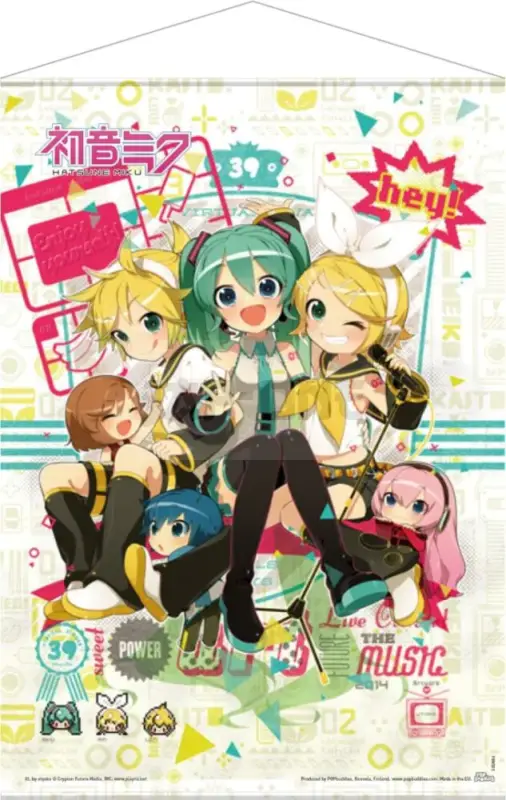 Vocaloid kakemono, poster Hey! Piapro 50 x 70cm Promotion