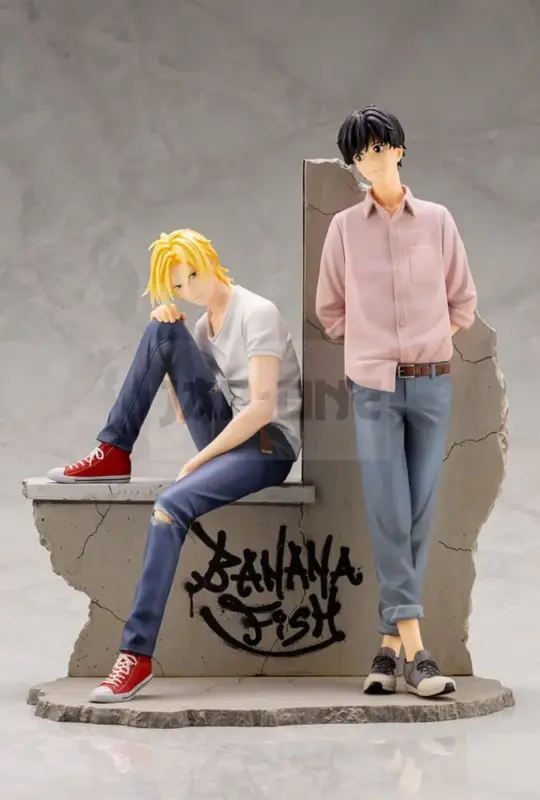 Banana Fish Figurine Artfxj Pvc 1/8 Ash & Eiji 25 Cm Promotion