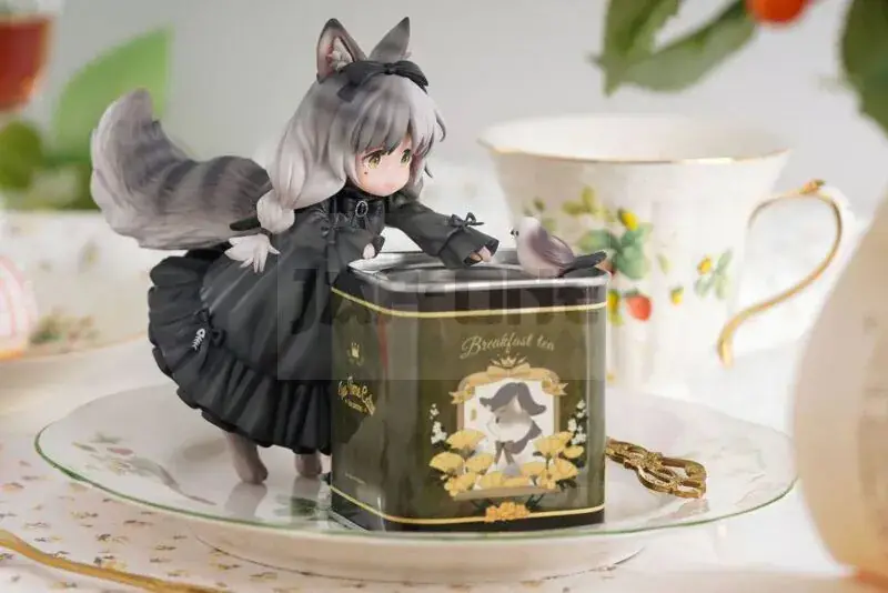 Commander Maintenant Decorated Life Collection Figurine Pvc Tea Time Cats Li Hua Re-Run 13 Cm