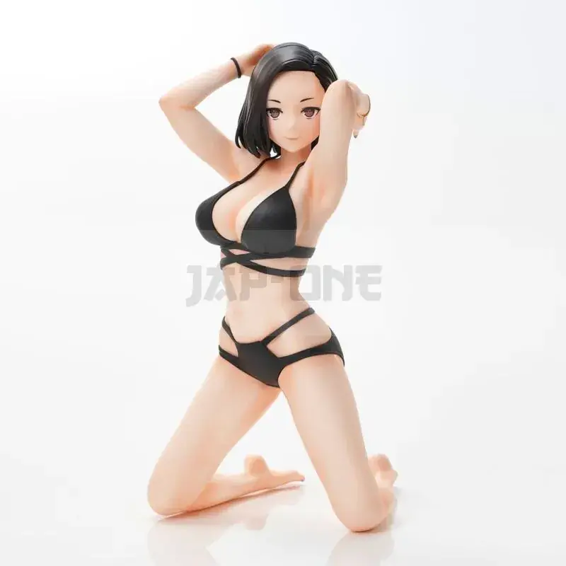 Achat Immédiat Ganbare Douki-Chan Figurine Pvc Senpai-San Swimsuit Style 22 Cm