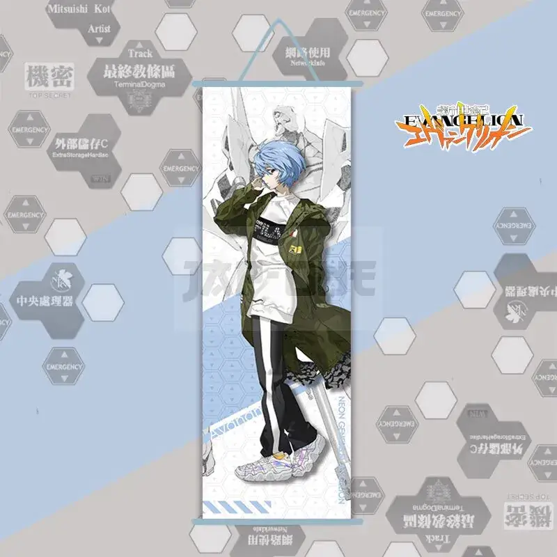 Haute Qualité Kakemono Poster Evangelion Ayanami Rei 25X70
