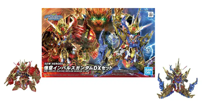 Livraison Express Gundam – Sdw Heroes Wukong Impulse Gundam Dx Set – Model Kit