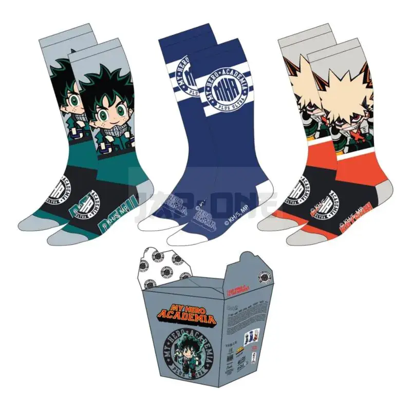 Prix Cassé My Hero Academia pack de 3 chaussettes Izuku x Bakugo