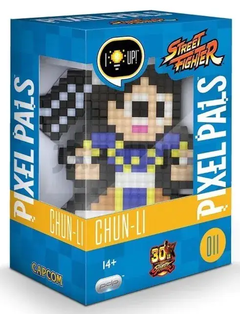 Pixel Pals Light Up Collectible Figurines – Street Fighter – Chun Li Jusqu&rsquo;à Épuisement Des Stocks