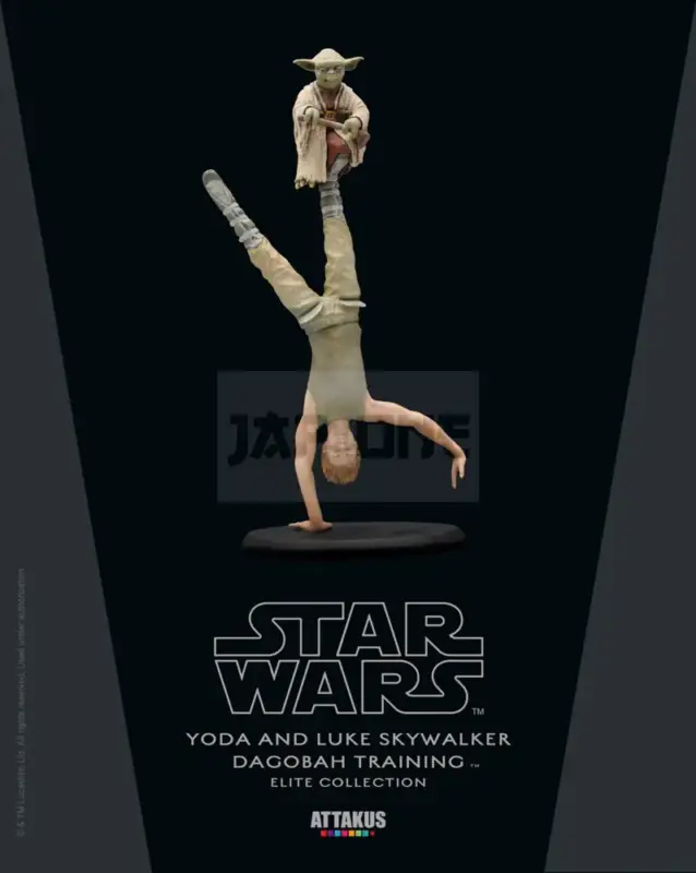 Expédié Aujourd&rsquo;hui Star Wars – Elite Collection – Yoda And Luke Dagobah Trainning -19Cm