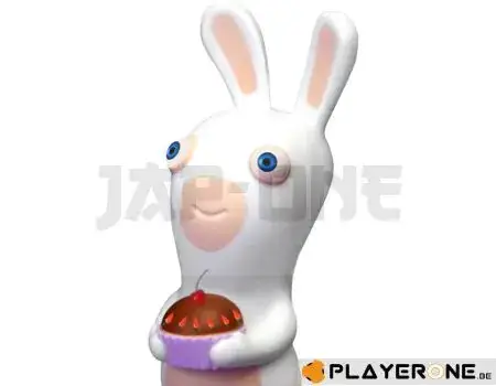 Lapins Cretins – Figurine Anti Stress – Modele 3 – Gateau (10 Cm) Offre Spéciale