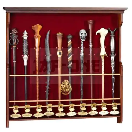 Harry Potter 10 Wand Display Commander Maintenant