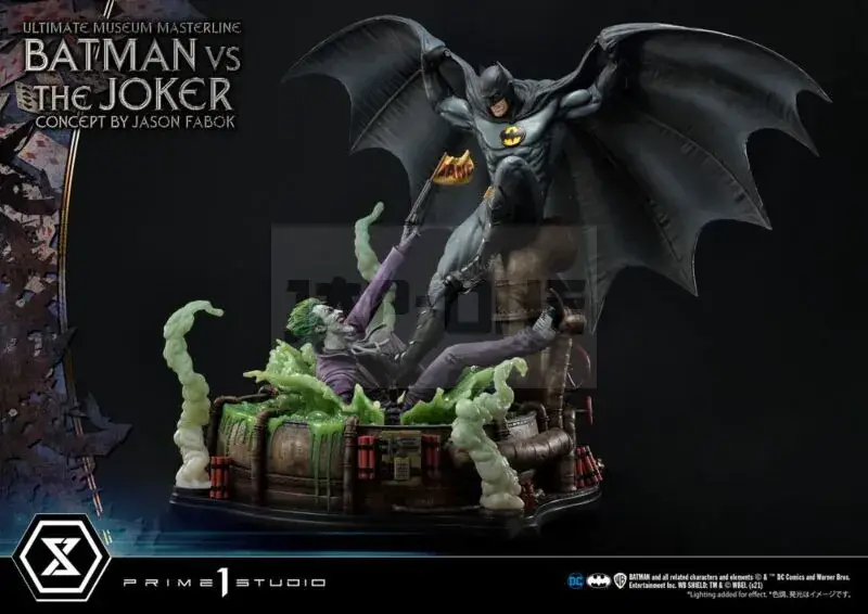 Réduction Dc Comics Figurine 1/3 Batman Vs. The Joker By Jason Fabok 85 Cm