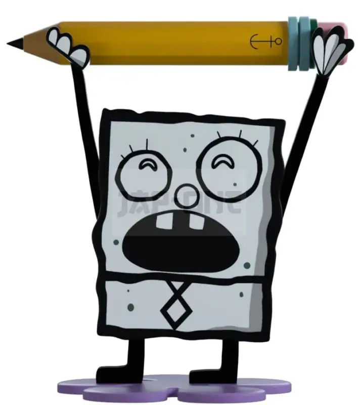 Bob L´Éponge Vinyl Figurine Doodlebob 11 Cm Offre Limitée