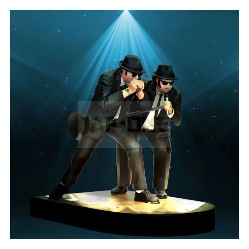 Blues Brothers Statue Pvc Jake & Elwood On Stage 17 Cm Commander Maintenant