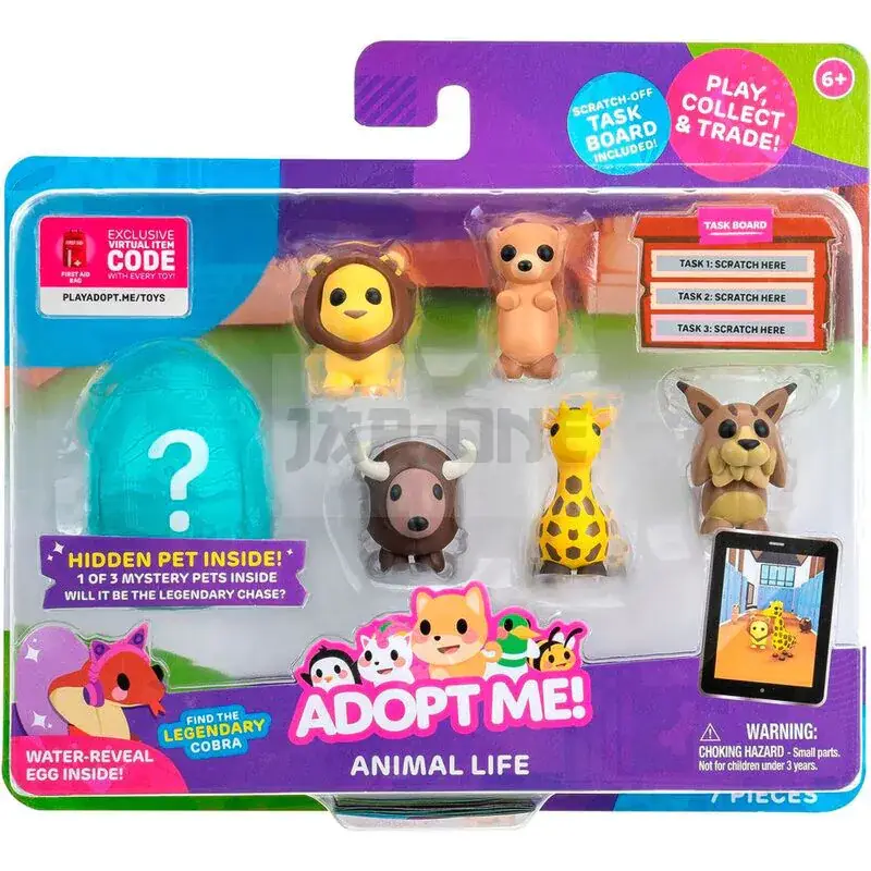 Bon Plan Adopt Me! Animals Pack 6 Figurines