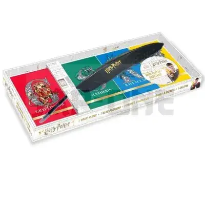 Bon Marché HARRY POTTER - COFFRET PAPETERIE AVEC PLUME ET CARNETS - EDITION ENRICHIE