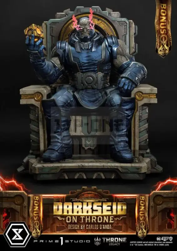 Throne Legacy Series Figurine 1/4 Justice League (Comics) Darkseid On Throne Design By Carlos D&rsquo;Anda Deluxe Bonus Version 65 Cm Acheter Direct