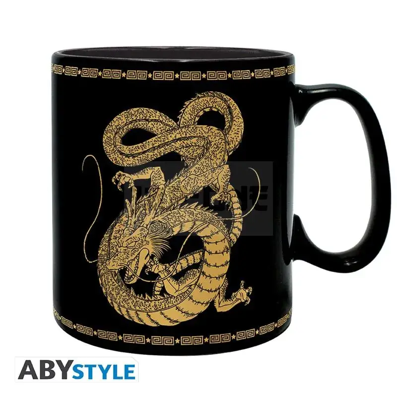 Populaire Dragon Ball – Mug – 460 Ml – Dbz/ Shenron Doré – Avec Boîte Carton