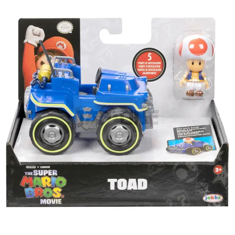 Mario Kart The Movie Toad Kart Figurine 7Cm Paiement Sécurisé
