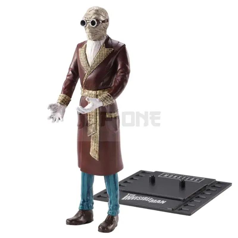 Prix Choc Invisible Man Figurine Flexible 19 Cm Universal Monsters Bendyfig