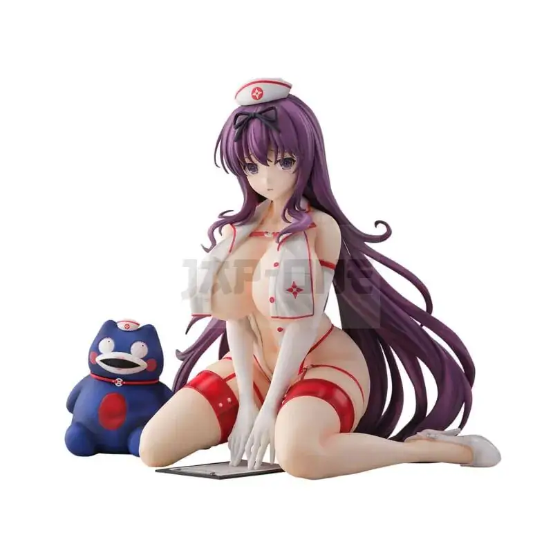 Meilleure Vente Shinobi Master Senran Kagura : New Link Figurine Pvc 1/4 Murasaki: Sexy Nurse Ver. 23 Cm