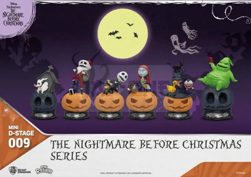 L&rsquo;Etrange Noel De Monsieur Jack – Set 6 Mini Diorama Stage 10Cm Offre Limitée