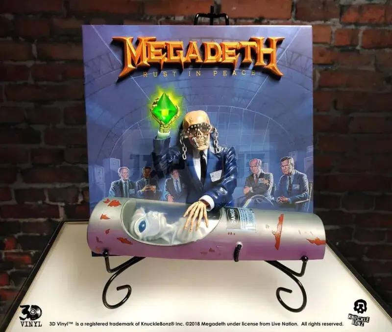 Megadeth Figurine 3D Vinyl Rust In Peace 30 Cm Meilleur Prix
