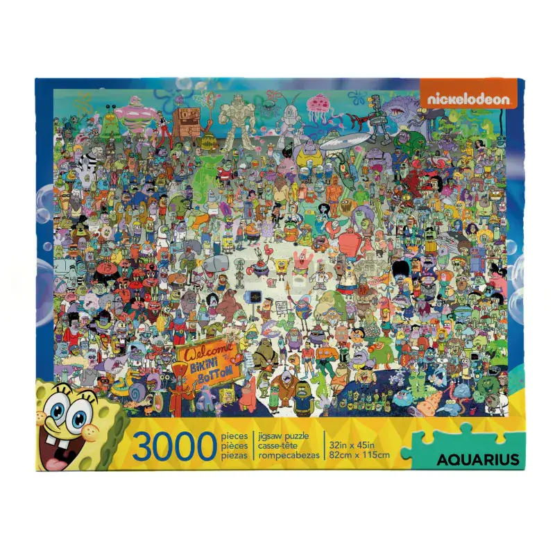 BOB L&rsquo;EPONGE – Cast – Puzzle 3000P Certifié